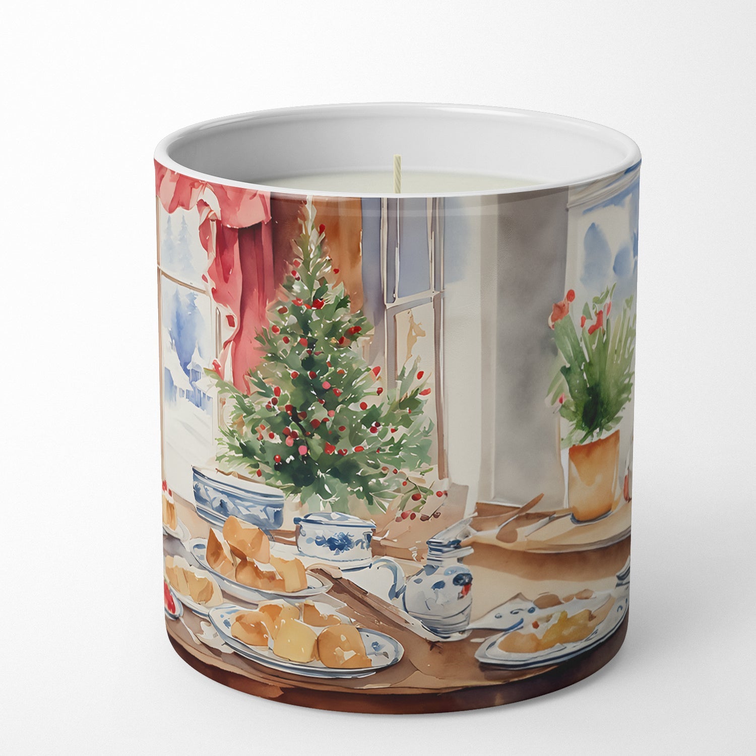 Pekingese Christmas Cookies Decorative Soy Candle Nature Soy Wax Essential Oil Home Decor Ideal for Bedroom Kitchen Bath Office Gift, 10 oz
