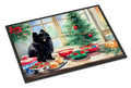 Pomeranian Christmas Cookies Doormat Indoor Outdoor 24H X 36W Front Door Mat Rugs for Entryway, Non Slip Washable Low Pile,