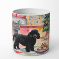 Poodle Christmas Cookies Decorative Soy Candle Nature Soy Wax Essential Oil Home Decor Ideal for Bedroom Kitchen Bath Office Gift, 10 oz