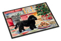 Poodle Christmas Cookies Doormat Indoor Outdoor 24H X 36W Front Door Mat Rugs for Entryway, Non Slip Washable Low Pile,