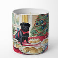 Pug Christmas Cookies Decorative Soy Candle Nature Soy Wax Essential Oil Home Decor Ideal for Bedroom Kitchen Bath Office Gift, 10 oz