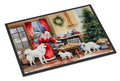 Samoyed Christmas Cookies Doormat Indoor Outdoor 24H X 36W Front Door Mat Rugs for Entryway, Non Slip Washable Low Pile,