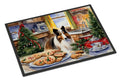 Sheltie Christmas Cookies Doormat Indoor Outdoor 24H X 36W Front Door Mat Rugs for Entryway, Non Slip Washable Low Pile,