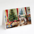 Weimaraner Christmas Cookies Greeting Cards Pack of 8 Blank Cards with Envelopes Whimsical A7 Size 5x7