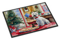 Westie Christmas Cookies Doormat Indoor Outdoor 24H X 36W Front Door Mat Rugs for Entryway, Non Slip Washable Low Pile,