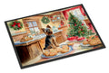 Yorkshire Terrier Yorkie Christmas Cookies Doormat Indoor Outdoor 24H X 36W Front Door Mat Rugs for Entryway, Non Slip Washable Low Pile,