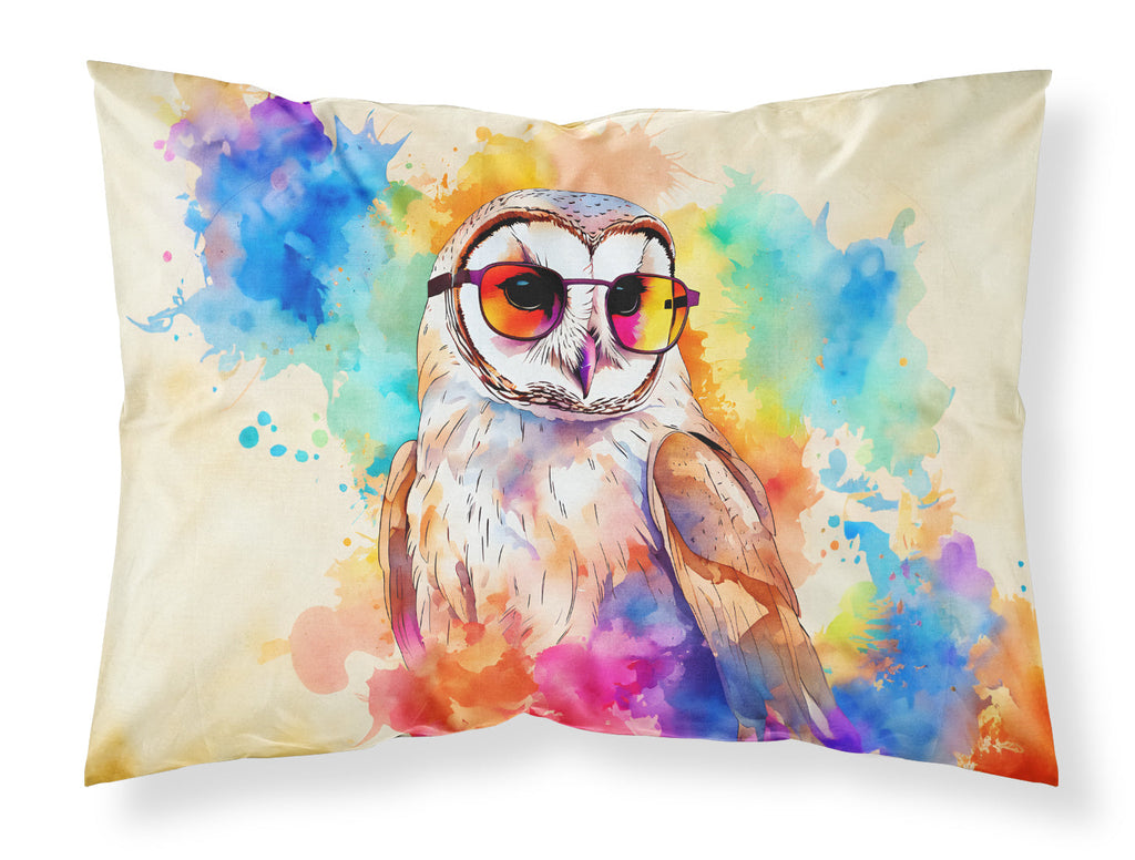 Hippie Animal Barn Owl Standard Pillowcase Lightweight Super Soft Easy Care Decorative Artwork Pillowcase, Standard