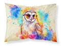 Hippie Animal Barn Owl Standard Pillowcase Lightweight Super Soft Easy Care Decorative Artwork Pillowcase, Standard