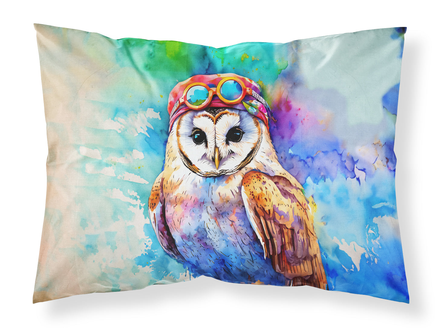 Hippie Animal Barn Owl Standard Pillowcase Lightweight Super Soft Easy Care Decorative Artwork Pillowcase, Standard