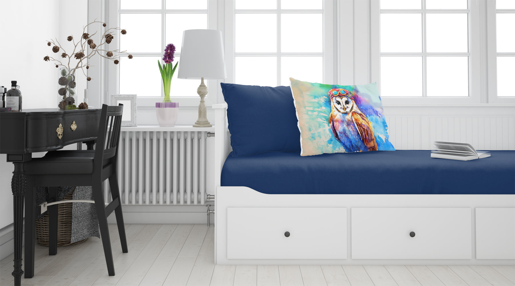 Hippie Animal Barn Owl Standard Pillowcase Lightweight Super Soft Easy Care Decorative Artwork Pillowcase, Standard