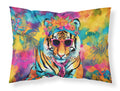 Hippie Animal Bengal Tiger Standard Pillowcase Lightweight Super Soft Easy Care Decorative Artwork Pillowcase, Standard