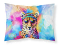 Hippie Animal Cheetah Standard Pillowcase Lightweight Super Soft Easy Care Decorative Artwork Pillowcase, Standard