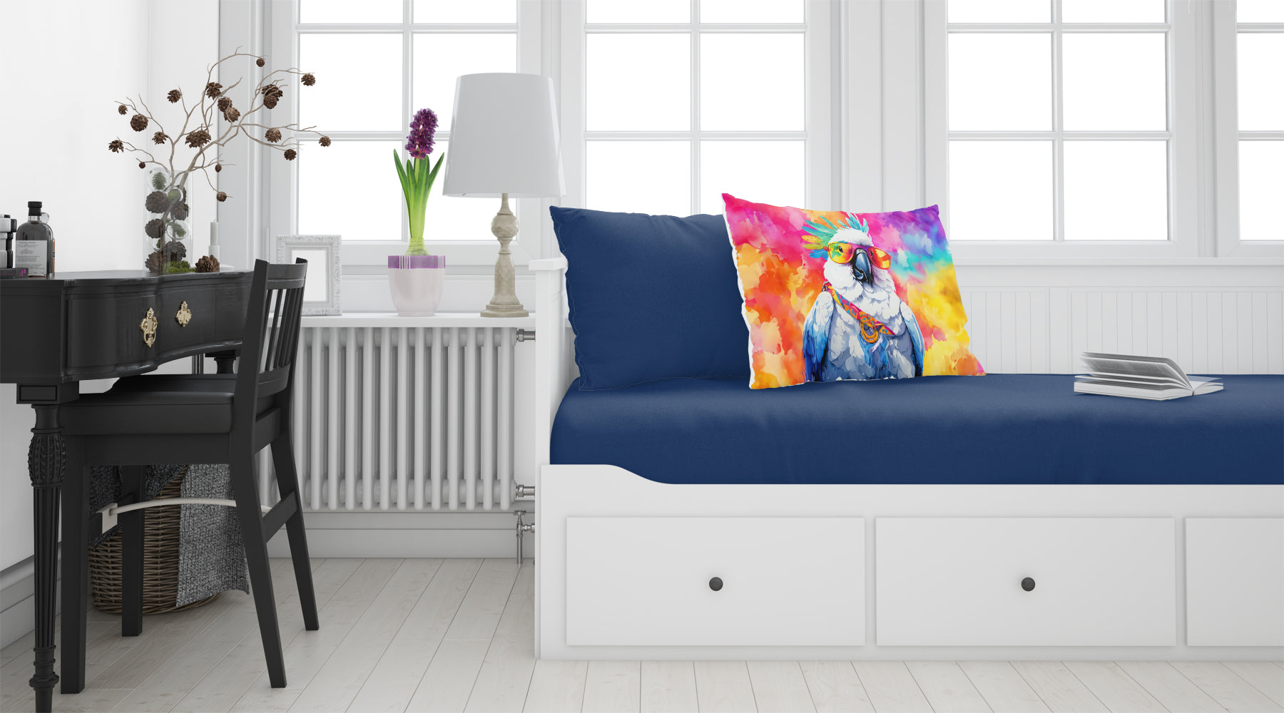 Hippie Animal Cockatoo Standard Pillowcase Lightweight Super Soft Easy Care Decorative Artwork Pillowcase, Standard