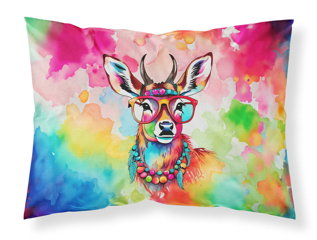 Hippie Animal Deer Standard Pillowcase Lightweight Super Soft Easy Care Decorative Artwork Pillowcase, Standard