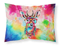 Hippie Animal Deer Standard Pillowcase Lightweight Super Soft Easy Care Decorative Artwork Pillowcase, Standard