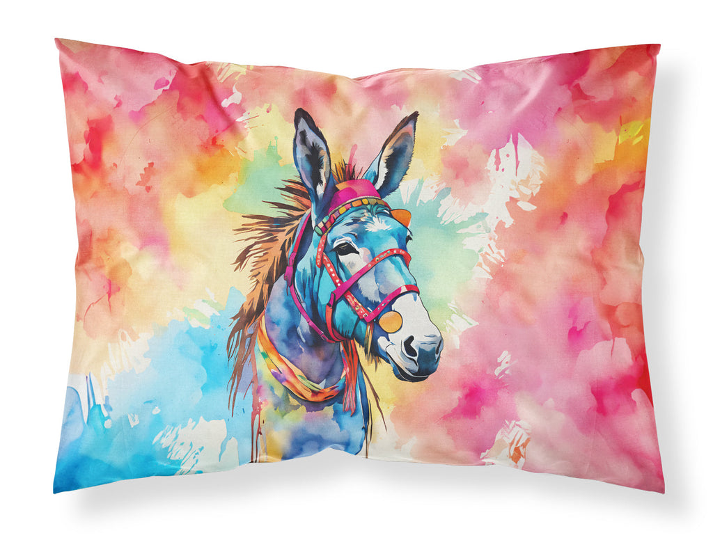 Hippie Animal Donkey Standard Pillowcase Lightweight Super Soft Easy Care Decorative Artwork Pillowcase, Standard