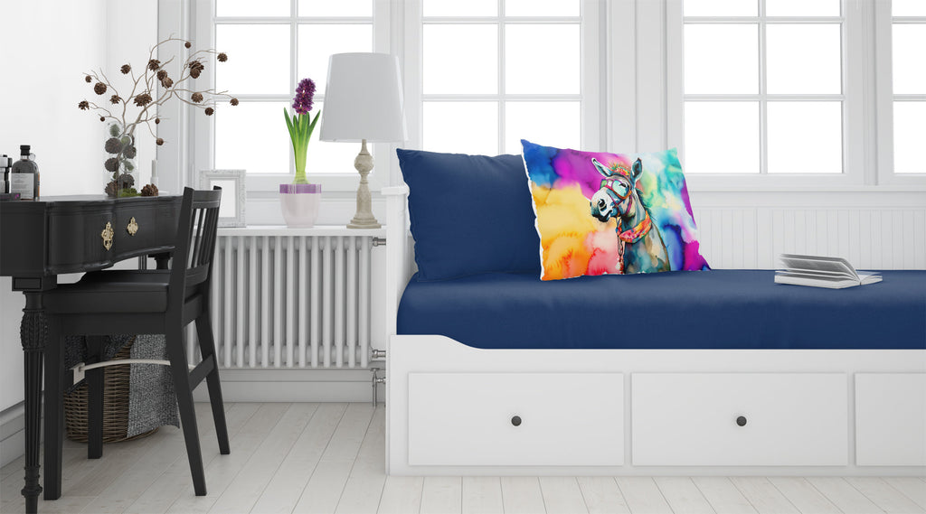Hippie Animal Donkey Standard Pillowcase Lightweight Super Soft Easy Care Decorative Artwork Pillowcase, Standard