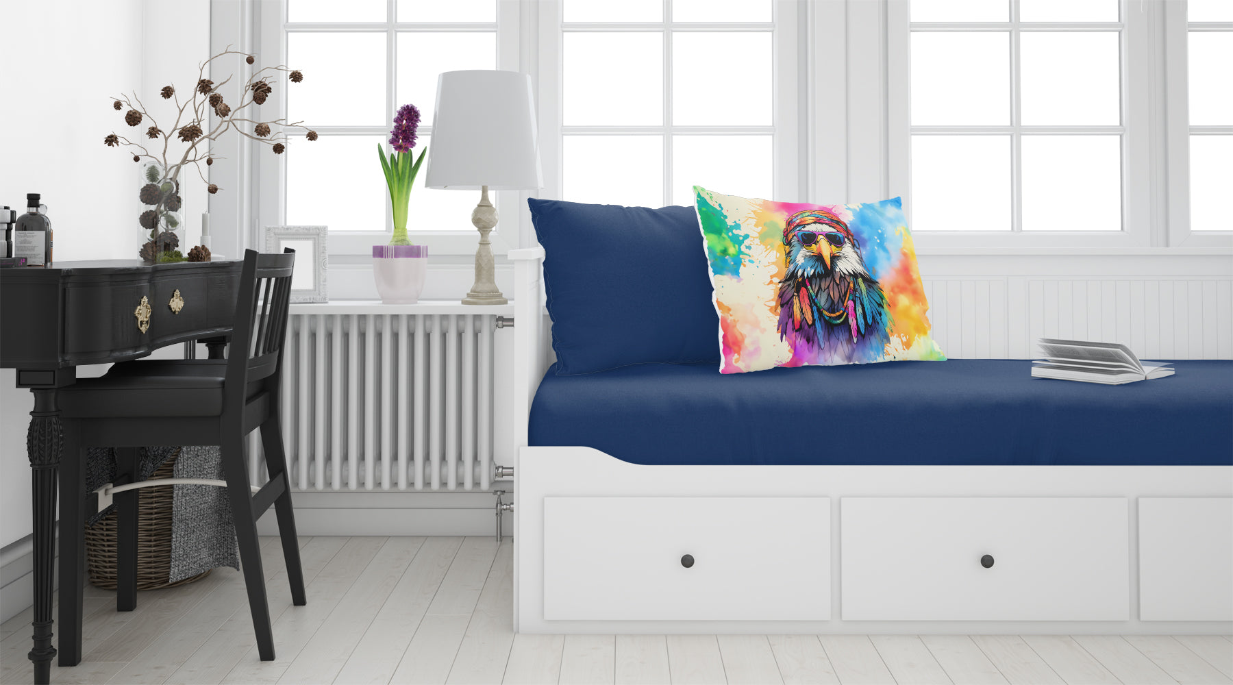 Hippie Animal Eagle Standard Pillowcase Lightweight Super Soft Easy Care Decorative Artwork Pillowcase, Standard