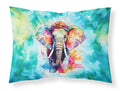 Hippie Animal Elephant Standard Pillowcase Lightweight Super Soft Easy Care Decorative Artwork Pillowcase, Standard