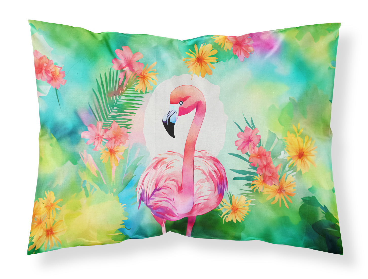 Hippie Animal Flamingo Standard Pillowcase Lightweight Super Soft Easy Care Decorative Artwork Pillowcase, Standard