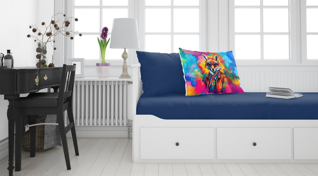 Hippie Animal Fox Standard Pillowcase Lightweight Super Soft Easy Care Decorative Artwork Pillowcase, Standard
