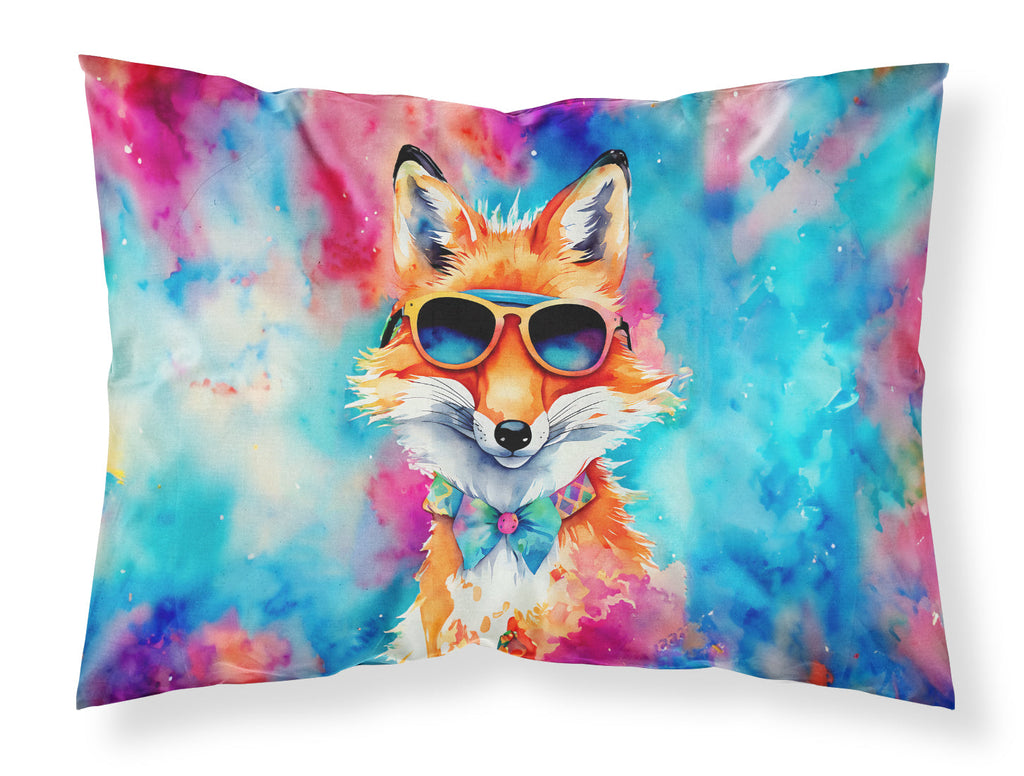 Hippie Animal Fox Standard Pillowcase Lightweight Super Soft Easy Care Decorative Artwork Pillowcase, Standard