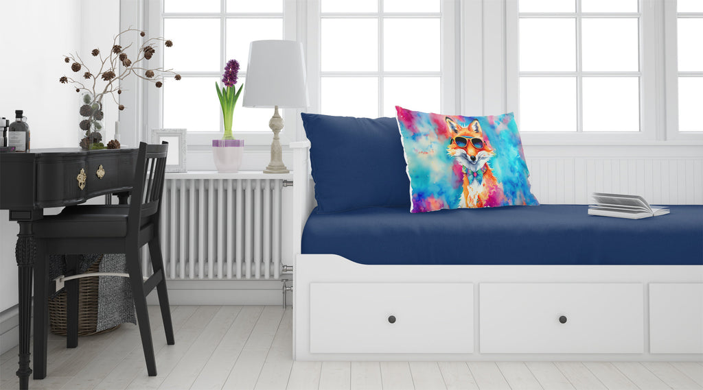 Hippie Animal Fox Standard Pillowcase Lightweight Super Soft Easy Care Decorative Artwork Pillowcase, Standard