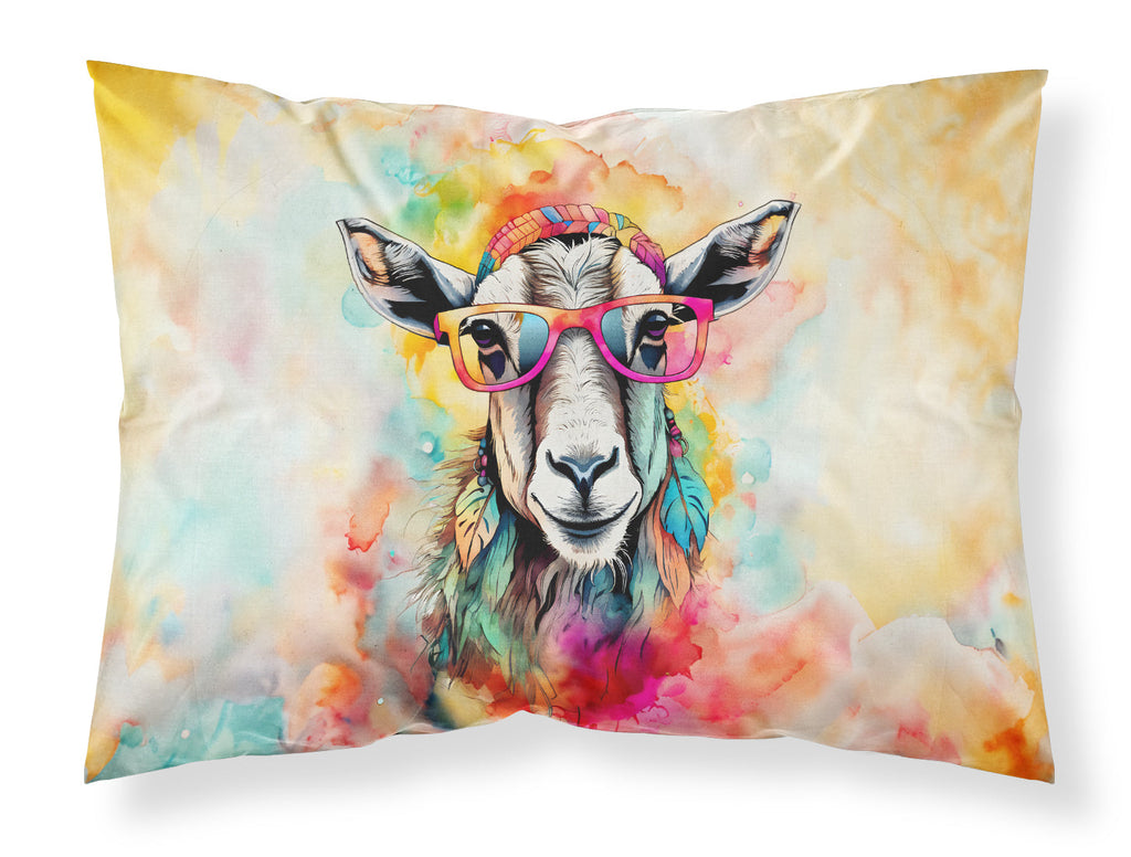 Hippie Animal Goat Standard Pillowcase Lightweight Super Soft Easy Care Decorative Artwork Pillowcase, Standard