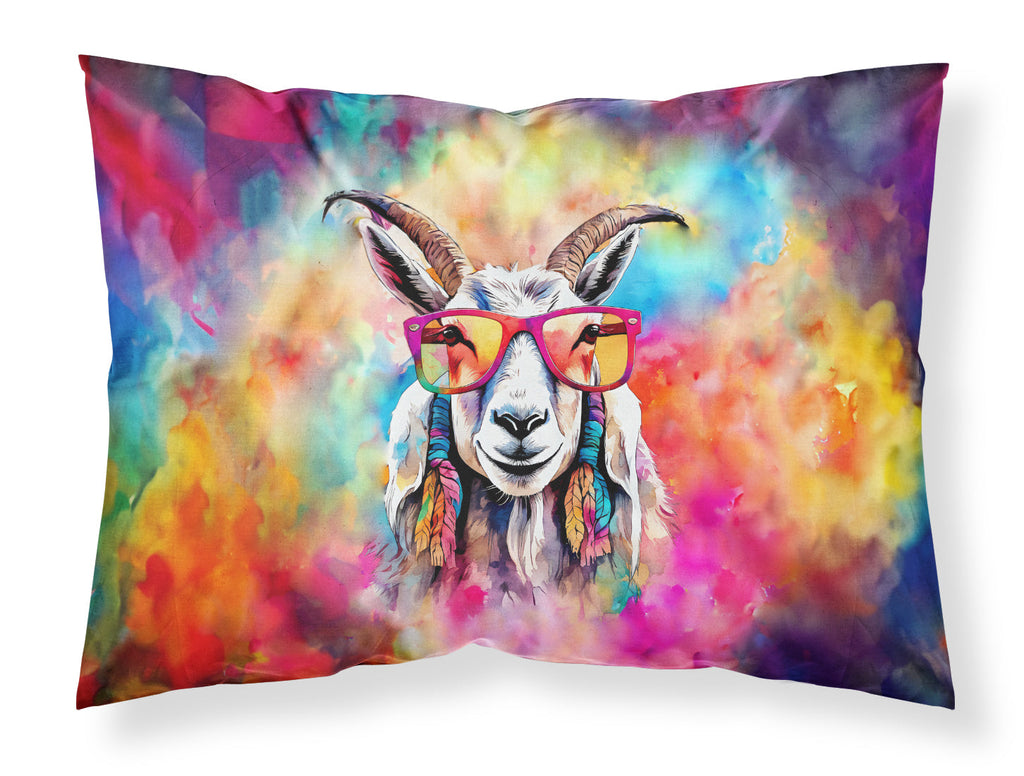 Hippie Animal Goat Standard Pillowcase Lightweight Super Soft Easy Care Decorative Artwork Pillowcase, Standard