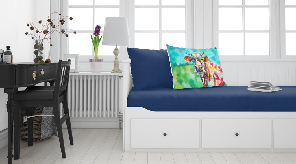 Hippie Animal Cow Standard Pillowcase Lightweight Super Soft Easy Care Decorative Artwork Pillowcase, Standard