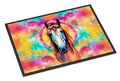 Hippie Animal Horse Doormat Indoor Outdoor 24H X 36W Front Door Mat Rugs for Entryway, Non Slip Washable Low Pile,