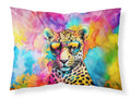 Hippie Animal Leopard Standard Pillowcase Lightweight Super Soft Easy Care Decorative Artwork Pillowcase, Standard