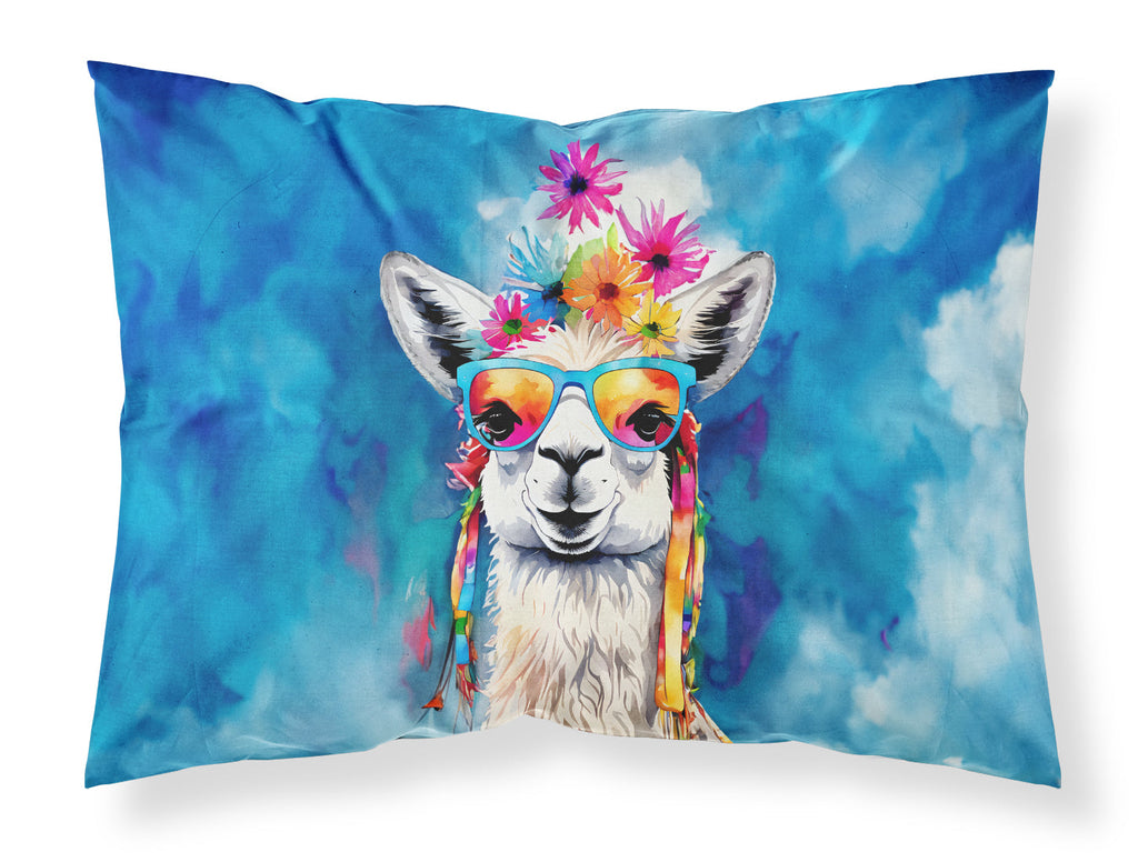 Hippie Animal Llama Standard Pillowcase Lightweight Super Soft Easy Care Decorative Artwork Pillowcase, Standard