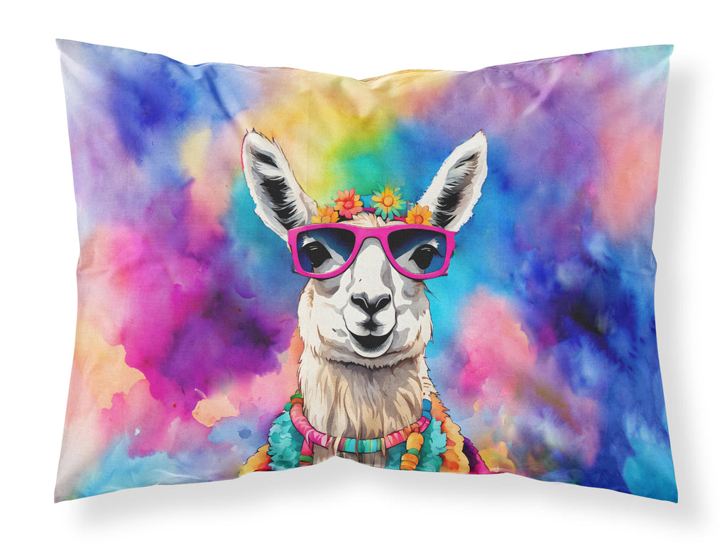 Hippie Animal Llama Standard Pillowcase Lightweight Super Soft Easy Care Decorative Artwork Pillowcase, Standard