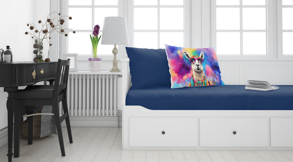 Hippie Animal Llama Standard Pillowcase Lightweight Super Soft Easy Care Decorative Artwork Pillowcase, Standard