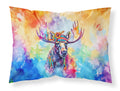 Hippie Animal Moose Standard Pillowcase Lightweight Super Soft Easy Care Decorative Artwork Pillowcase, Standard