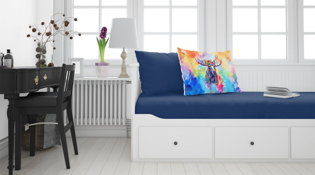 Hippie Animal Moose Standard Pillowcase Lightweight Super Soft Easy Care Decorative Artwork Pillowcase, Standard