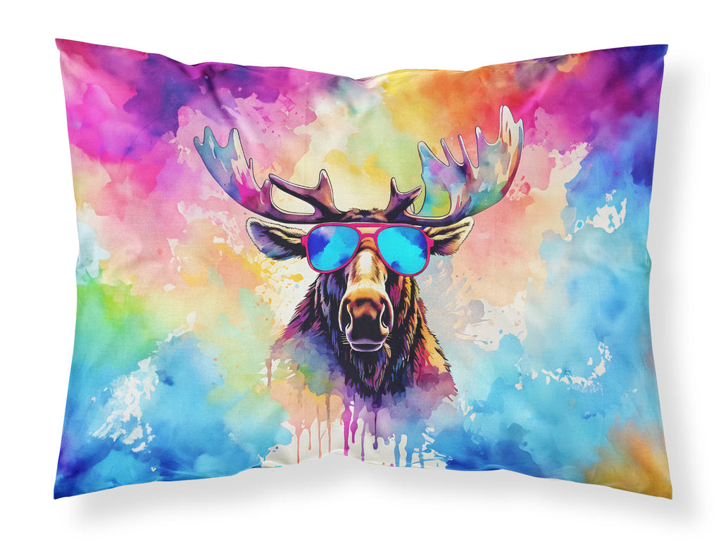Hippie Animal Moose Standard Pillowcase Lightweight Super Soft Easy Care Decorative Artwork Pillowcase, Standard
