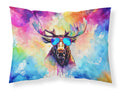 Hippie Animal Moose Standard Pillowcase Lightweight Super Soft Easy Care Decorative Artwork Pillowcase, Standard