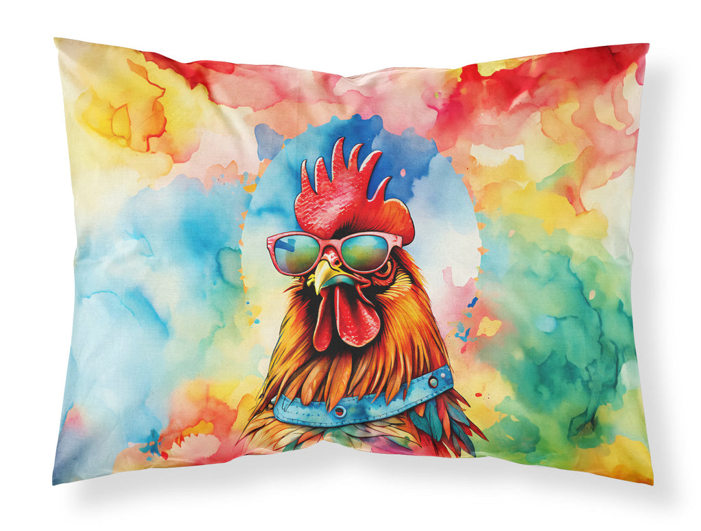 Hippie Animal Red Rooster Standard Pillowcase Lightweight Super Soft Easy Care Decorative Artwork Pillowcase, Standard