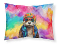 Hippie Animal Otter Standard Pillowcase Lightweight Super Soft Easy Care Decorative Artwork Pillowcase, Standard