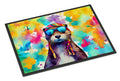 Hippie Animal Otter Doormat Indoor Outdoor 18H X 27W Front Door Mat Rugs for Entryway, Non Slip Washable