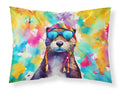 Hippie Animal Otter Standard Pillowcase Lightweight Super Soft Easy Care Decorative Artwork Pillowcase, Standard