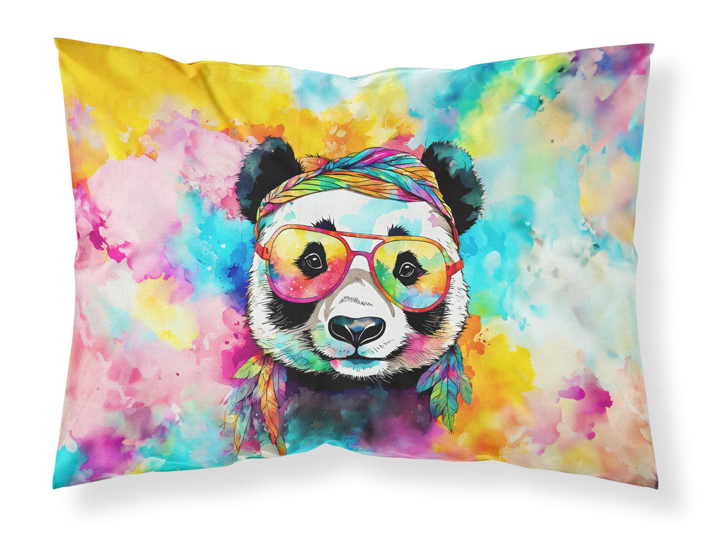Hippie Animal Panda Standard Pillowcase Lightweight Super Soft Easy Care Decorative Artwork Pillowcase, Standard