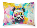 Hippie Animal Panda Standard Pillowcase Lightweight Super Soft Easy Care Decorative Artwork Pillowcase, Standard