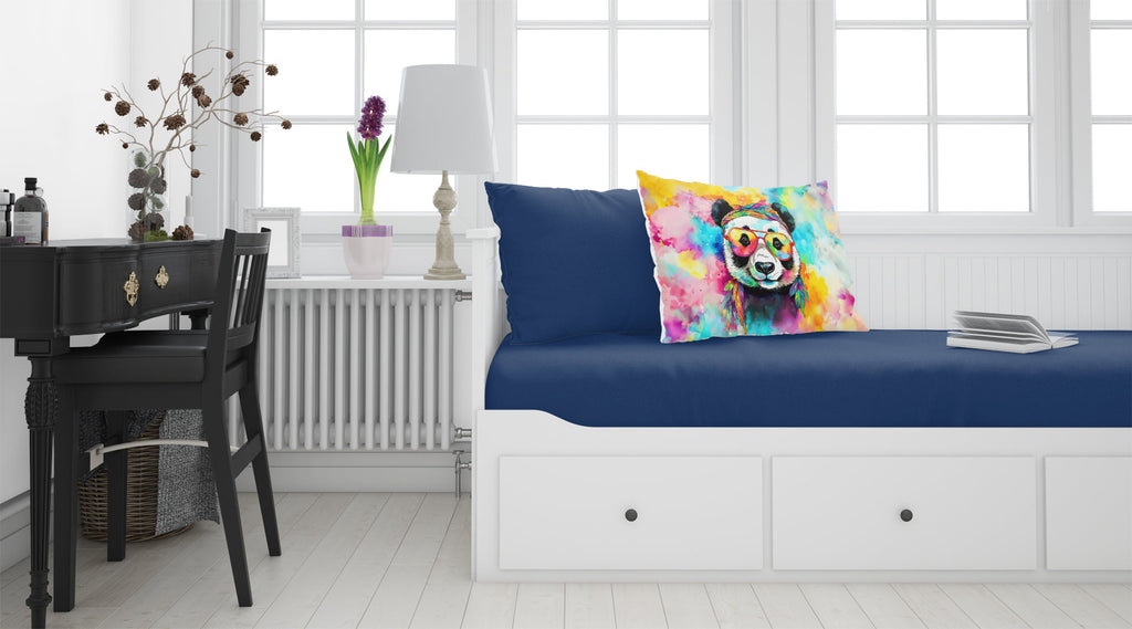 Hippie Animal Panda Standard Pillowcase Lightweight Super Soft Easy Care Decorative Artwork Pillowcase, Standard