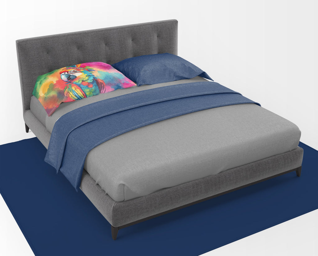 Hippie Animal Parrot Standard Pillowcase Lightweight Super Soft Easy Care Decorative Artwork Pillowcase, Standard