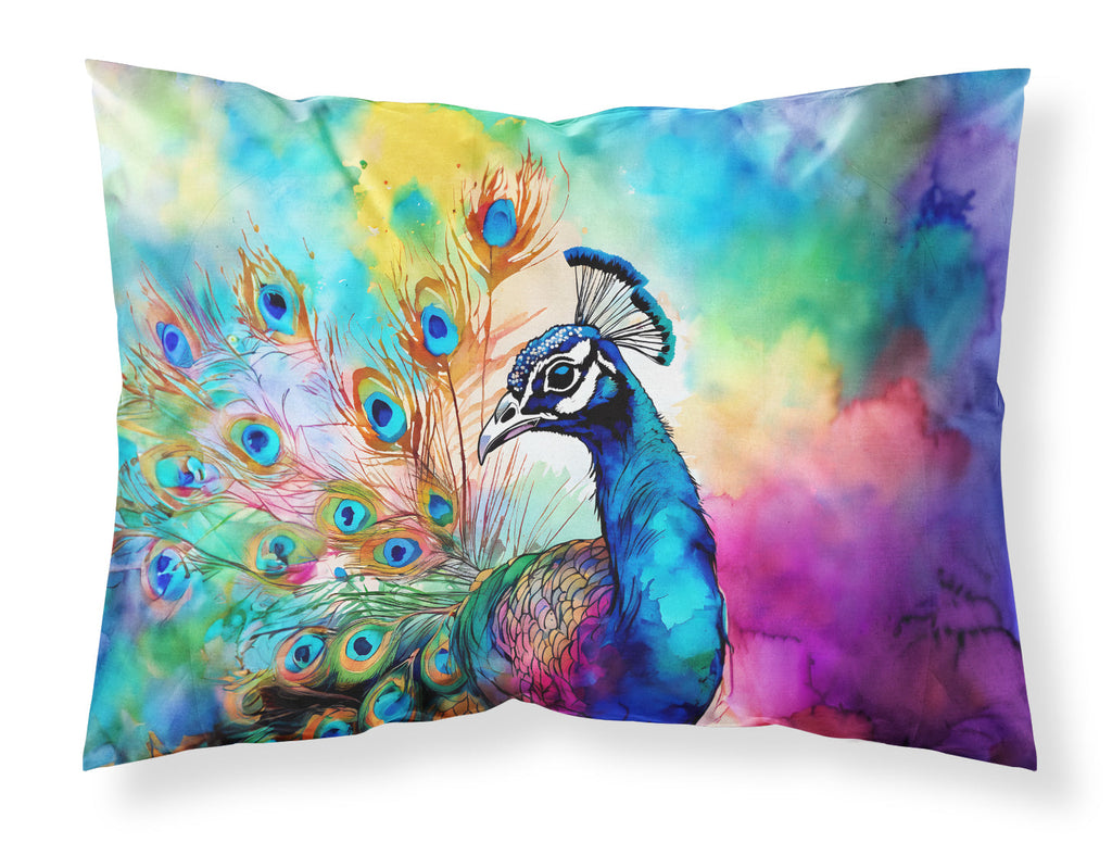 Hippie Animal Peacock Standard Pillowcase Lightweight Super Soft Easy Care Decorative Artwork Pillowcase, Standard