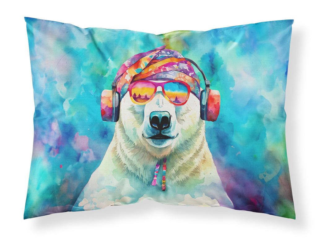 Hippie Animal Polar Bear Standard Pillowcase Lightweight Super Soft Easy Care Decorative Artwork Pillowcase, Standard