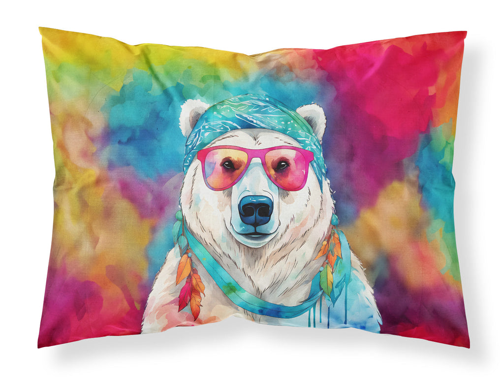 Hippie Animal Polar Bear Standard Pillowcase Lightweight Super Soft Easy Care Decorative Artwork Pillowcase, Standard